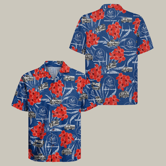 US Navy Seabees 250th Years Of Service Hawaiian Shirt We Build We Fight Shirt Unique Navy Gift – Moonbestprint