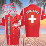 Custom Name Switzerland World Cup 2026 Graphic Hawaiian Shirt for Soccer Fans – Moonbestprint
