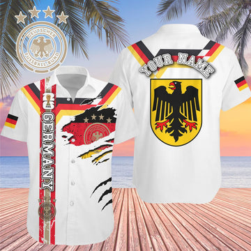 Custom Name Germany World Cup 2026 Graphic Hawaiian Shirt for Soccer Fans – Moonbestprint