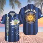 Custom Name Argentina World Cup 2026 Graphic Hawaiian Shirt for Soccer Fans – Moonbestprint