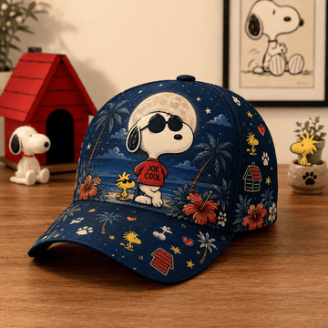 Snoopy Joe Cool Moonlight 3D Cap