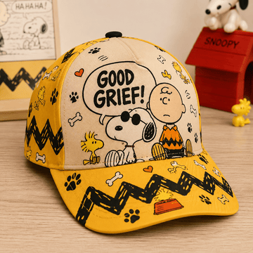 Snoopy Good Grief! 3D Printed Cap