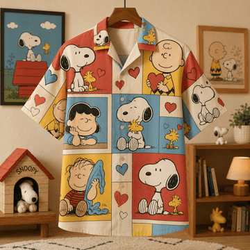 Peanuts Heartfelt Moments Hawaiian Shirt