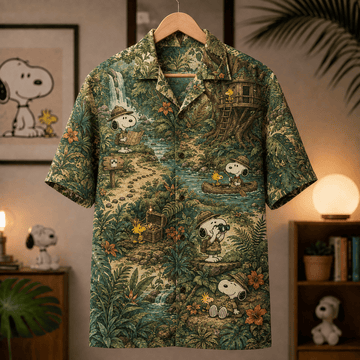 Snoopy Jungle Adventure Hawaiian Shirt