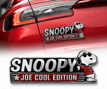 Snoopy Joe Cool Limited Edition Car Emblem Badge