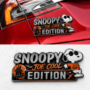 Snoopy Joe Cool Halloween Car Emblem Badge