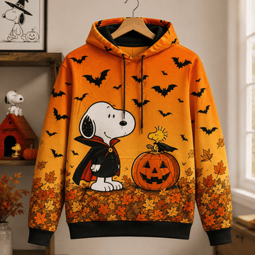 Snoopy Vampire Pumpkin Night 3D Hoodie
