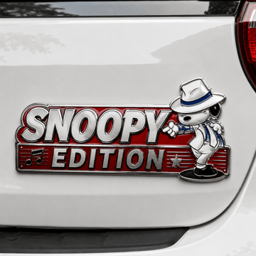 Snoopy Jackson Edition Car Emblem Badge
