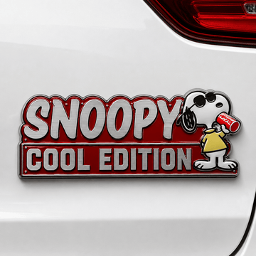 Snoopy Cola Chill Car Emblem Badge