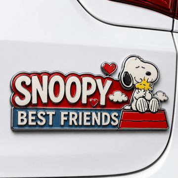 Snoopy & Woodstock Best Friends Edition Car Emblem Badge