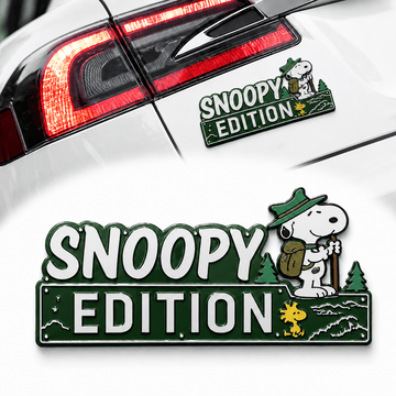 Snoopy Camp Scout Edition Car Emblem Badge