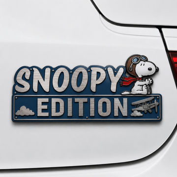 Snoopy Skybound Edition Car Emblem Badge
