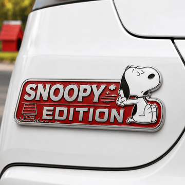 Snoopy Peaceful Moment Edition Car Emblem Badge