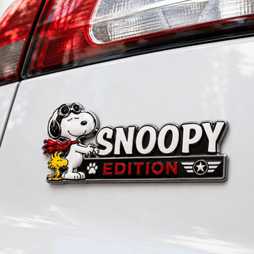 Snoopy Aviator Edition Car Emblem Badge