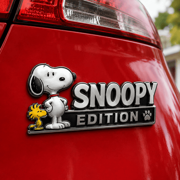 Snoopy & Woodstock Edition Car Emblem Badge