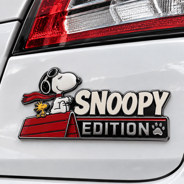 Snoopy Flying Ace Edition 3D Car Emblem Badge