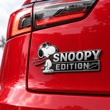 Snoopy Wingman Car Emblem Badge