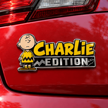 Charlie Brown Signature Edition Car Emblem Badge