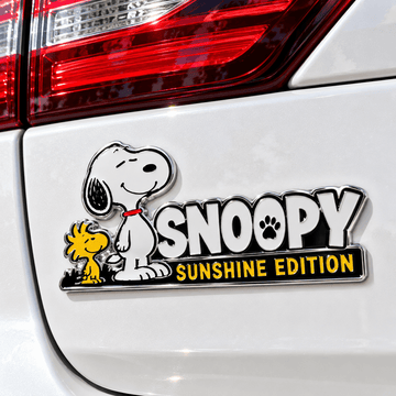 Snoopy Sunshine Edition Car Emblem Badge