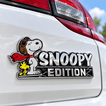Snoopy Co-Pilot Edition Car Emblem Badge