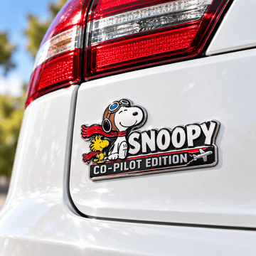 Snoopy Flight Companion Edition Car Emblem Badge