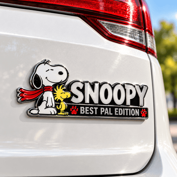 Snoopy Always Together Edition Car Emblem Badge