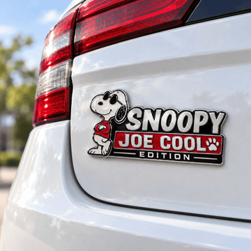 Snoopy Cool Vibes Edition Car Emblem Badge