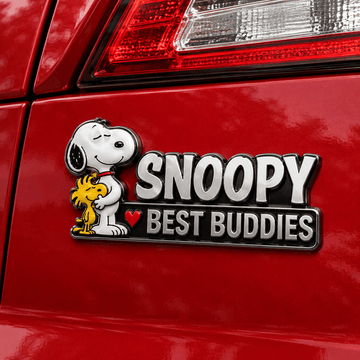 Snoopy Forever Friends Edition Car Emblem Badge