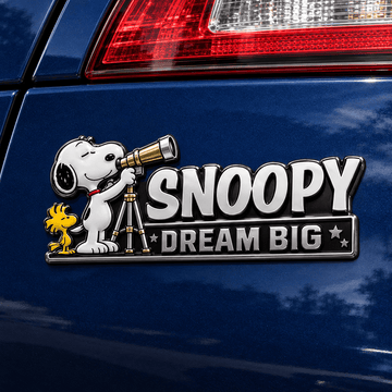 Snoopy Stargazer Edition Car Emblem Badge