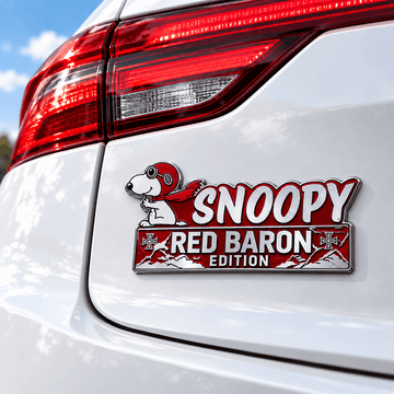 Snoopy Red Baron Legacy Edition Car Emblem Badge
