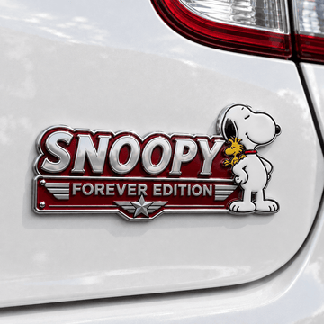 Snoopy Always Together Edition Car Emblem Badge