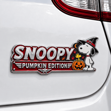 Snoopy Trick or Treat Edition Car Emblem Badge