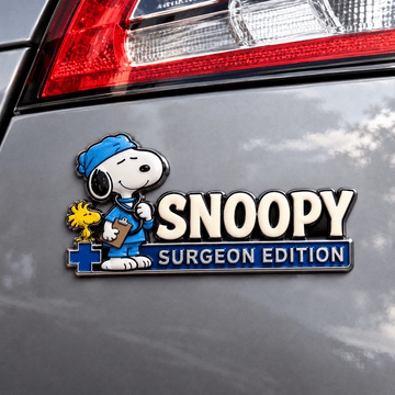 Snoopy Surgical Hero Edition Car Emblem Badge