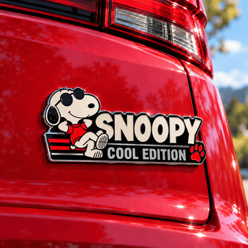 Snoopy Joe Cool Signature Edition Car Emblem Badge