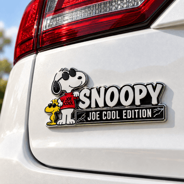 Snoopy & Woodstock Street Cool Edition Car Emblem Badge