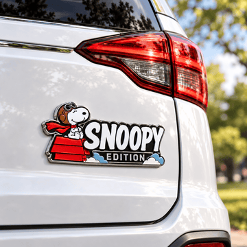 Snoopy Doghouse Pilot Edition Car Emblem Badge