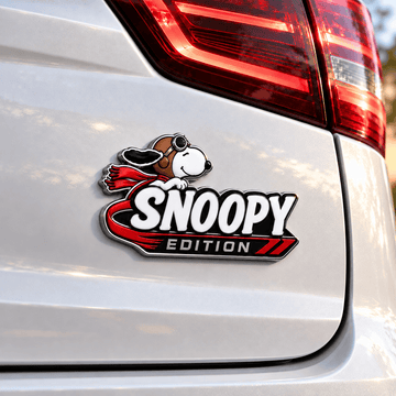 Snoopy Aviator Rush Edition Car Emblem Badge