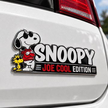 Snoopy & Woodstock Campus Cool Edition Car Emblem Badge