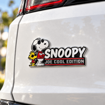 Snoopy & Woodstock Cool Crew Edition Car Emblem Badge