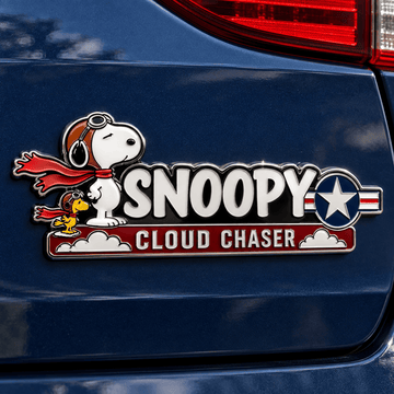 Snoopy & Woodstock Horizon Patrol Edition Car Emblem Badge