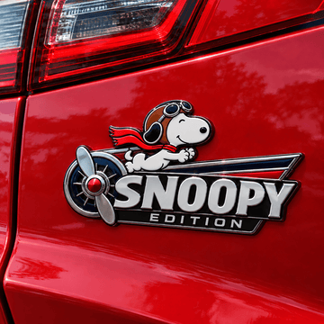 Snoopy Propeller Dash Edition Car Emblem Badge