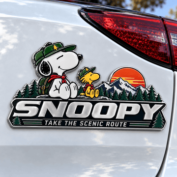 Snoopy Scenic Trail Ranger Edition Car Emblem Badge