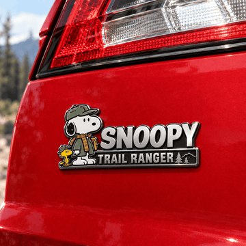 Snoopy Evergreen Trail Edition Car Emblem Badge