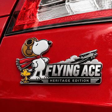 Snoopy Cloudtrail Wingmates Car Emblem Badge