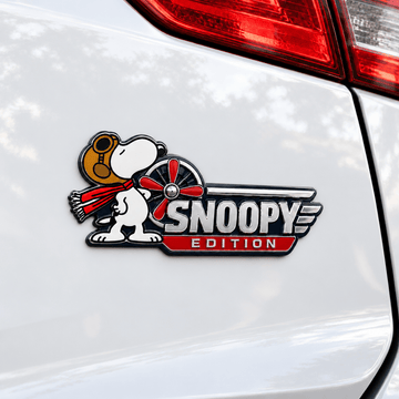 Snoopy Scarlet Propeller Edition Car Emblem Badge