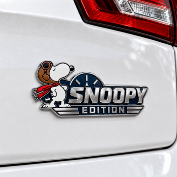 Snoopy Midnight Sky Navigator Car Emblem Badge