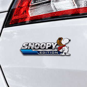 Snoopy Blue Horizon Flightline Car Emblem Badge
