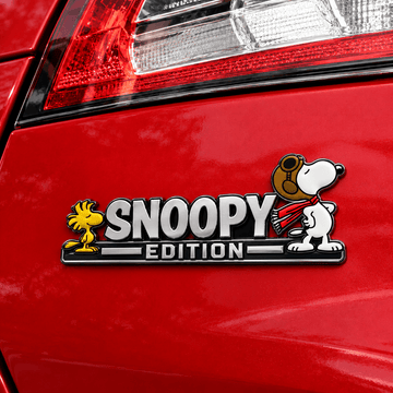 Snoopy & Woodstock Forever Roadmates Car Emblem Badge