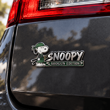Snoopy Jade Shogun Edition Car Emblem Badge