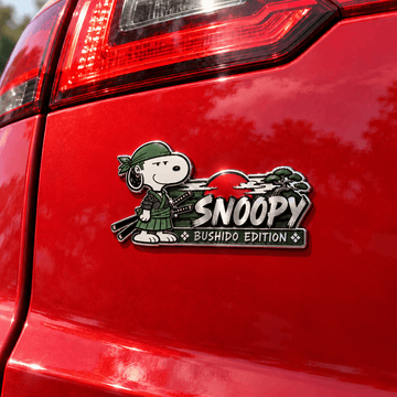 Snoopy Bushido Spirit Edition Car Emblem Badge